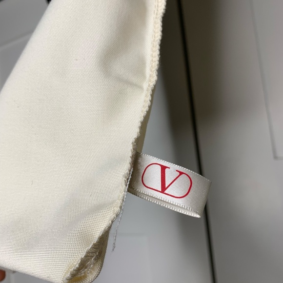 Valentino Beige Logo Tote Bag - Picture 3 of 3